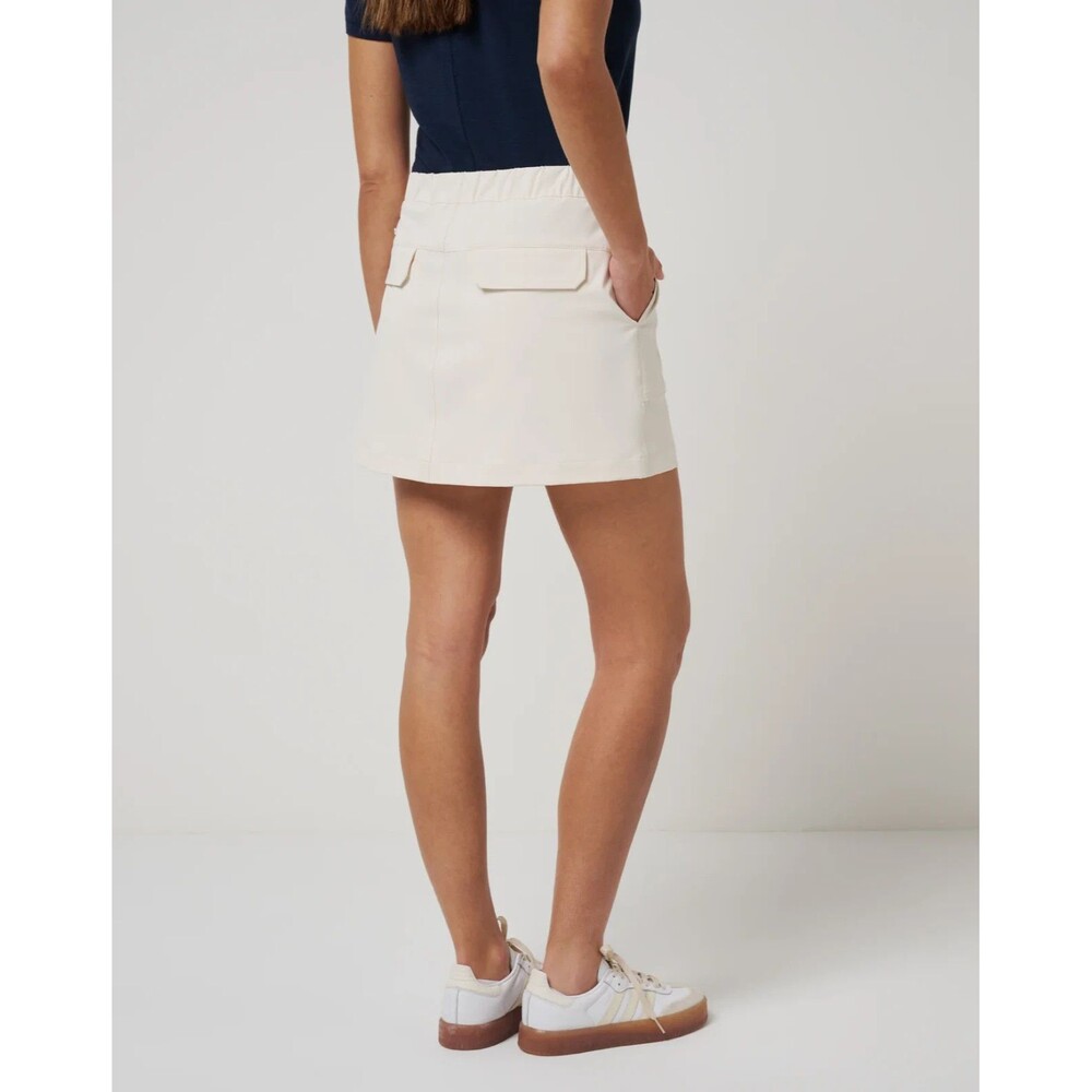 Travis Mathew Diana Cargo Skirt Vanilla Ice Women’s Sz Medium M - Picture 2 of 13